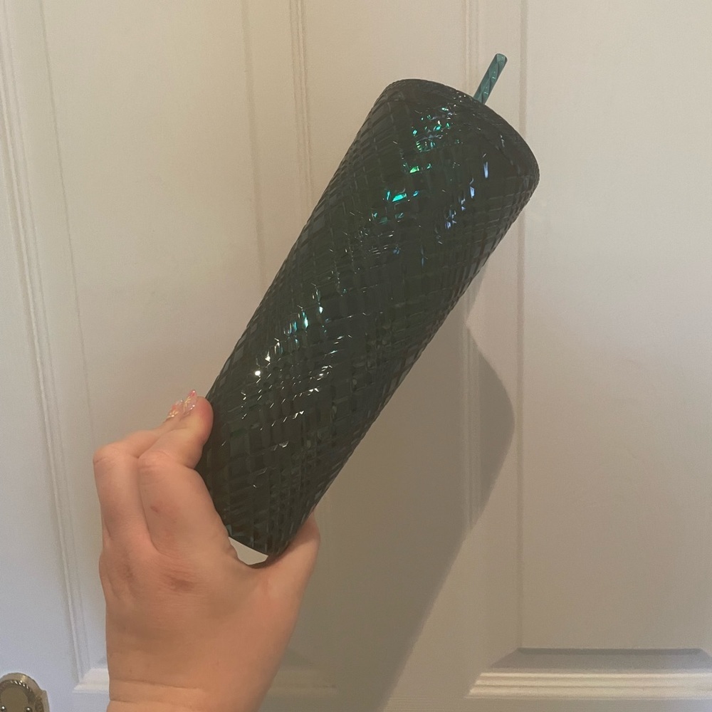 Green diamond Starbucks tumbler